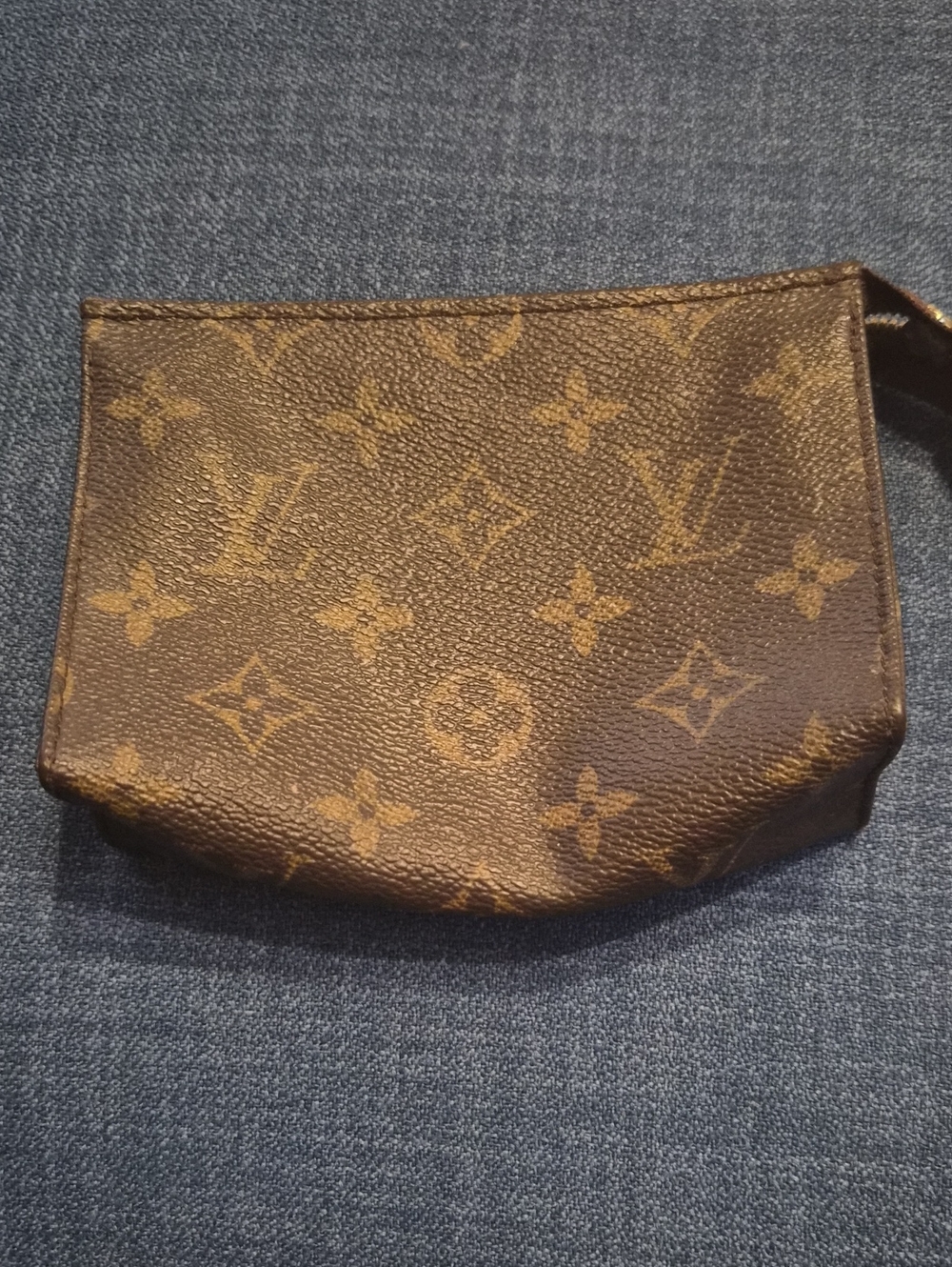 Louis Vuitton Monogram Canvas Toiletry Pouch in Brown